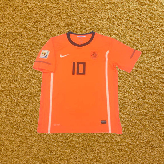Camiseta retro Paises Bajos 2010